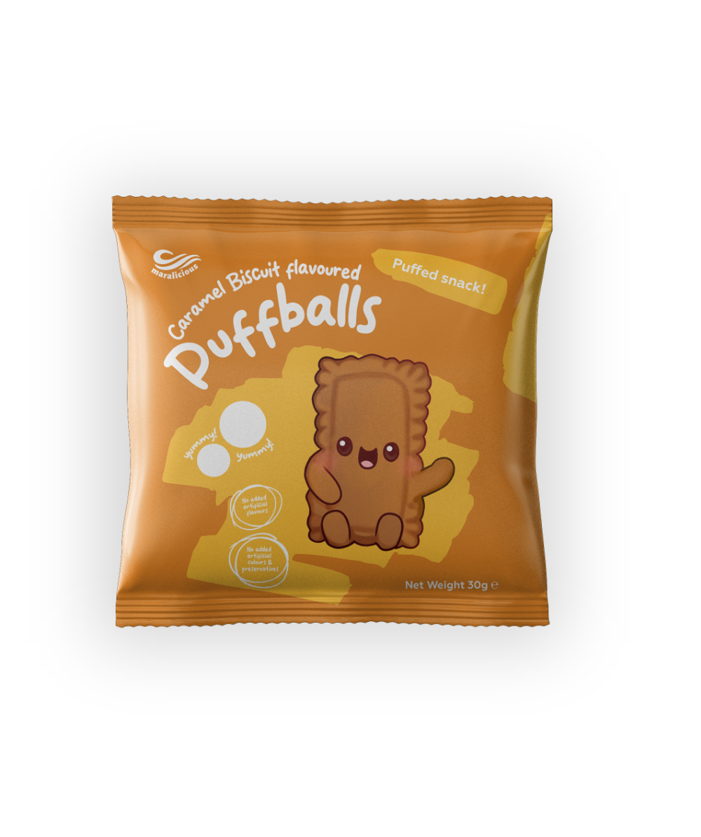 Caramel Biscuit Puffballs